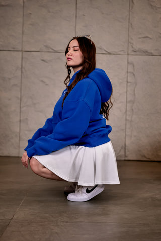 Blue You N Me Oversize Unisex Hoodie