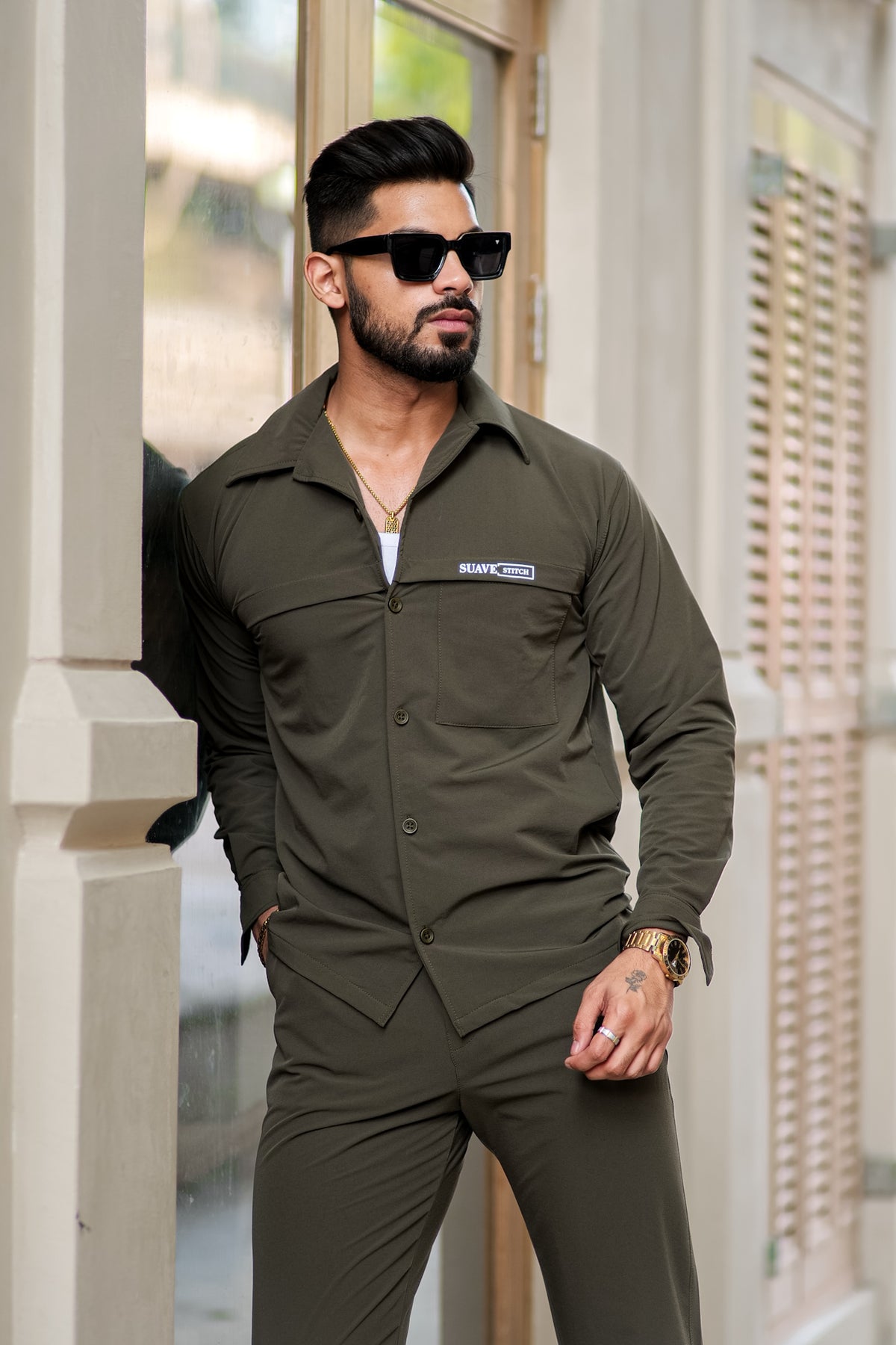 Solid Military Green Co-Ord Set