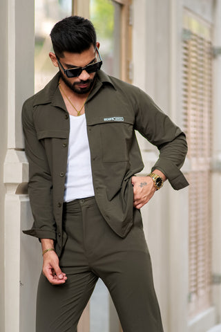 Solid Military Green Co-Ord Set